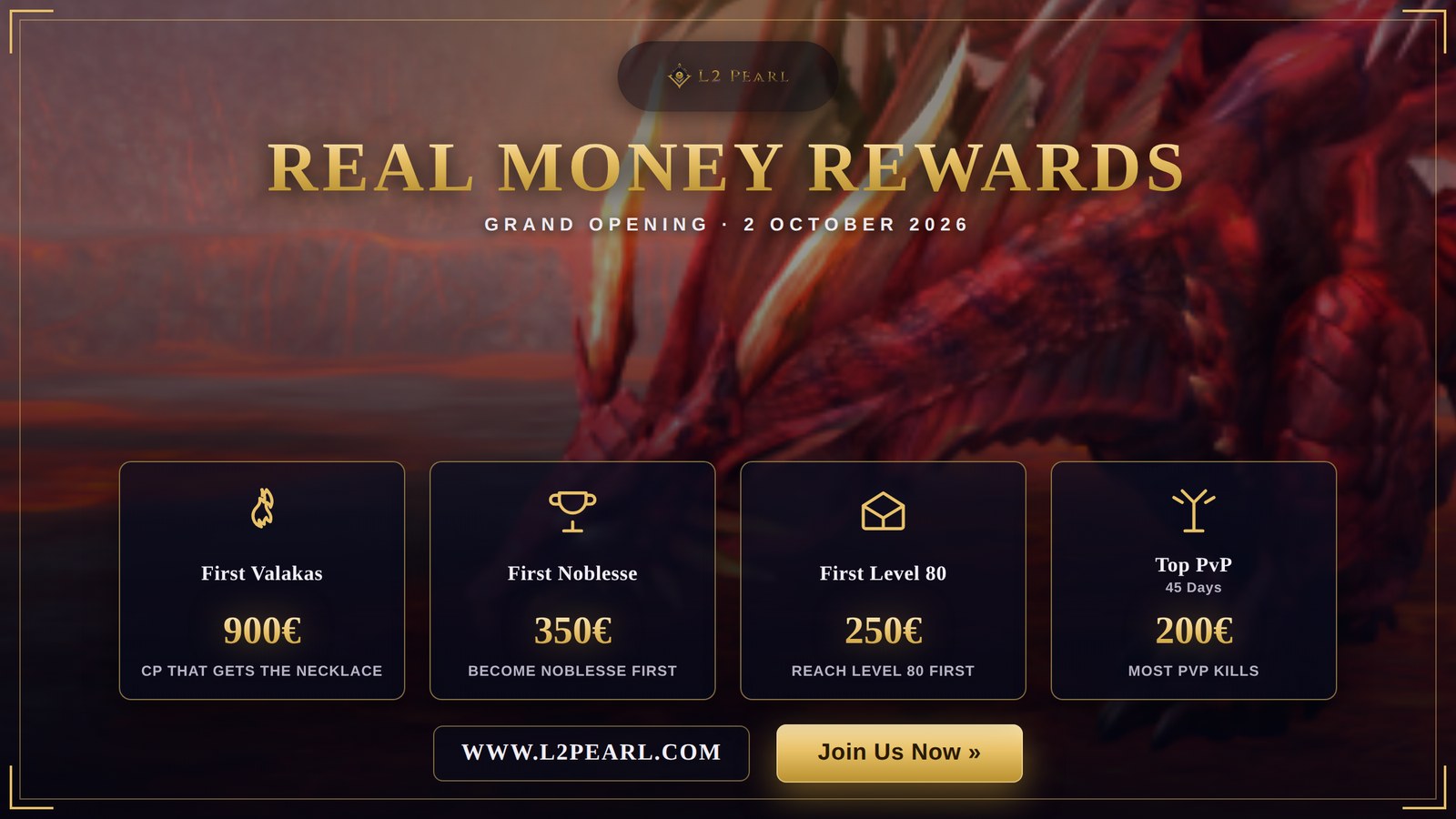 L2 Pearl real money rewards